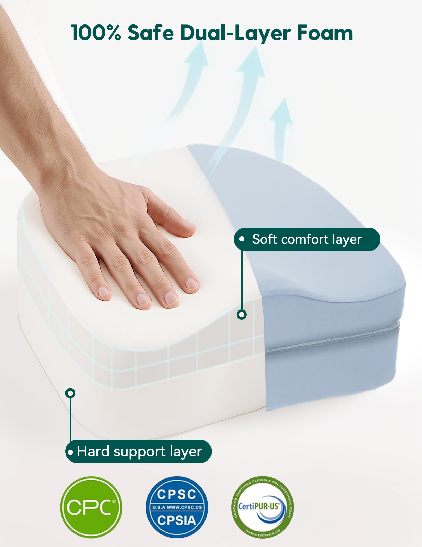 Babelio booster seat non-slip bottom keeping child stable