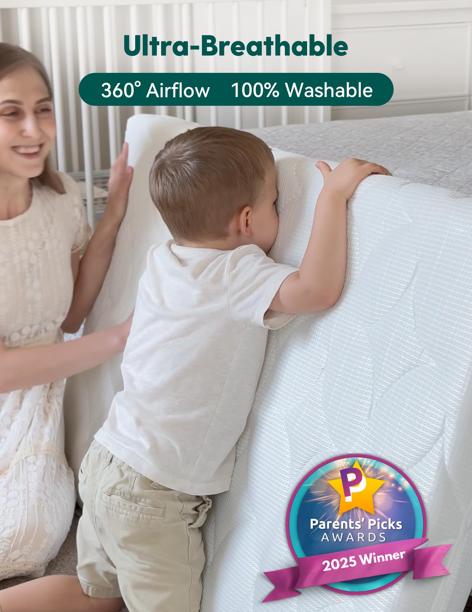 BABELIO 100% washable air-nest core keeps sleep space fresh