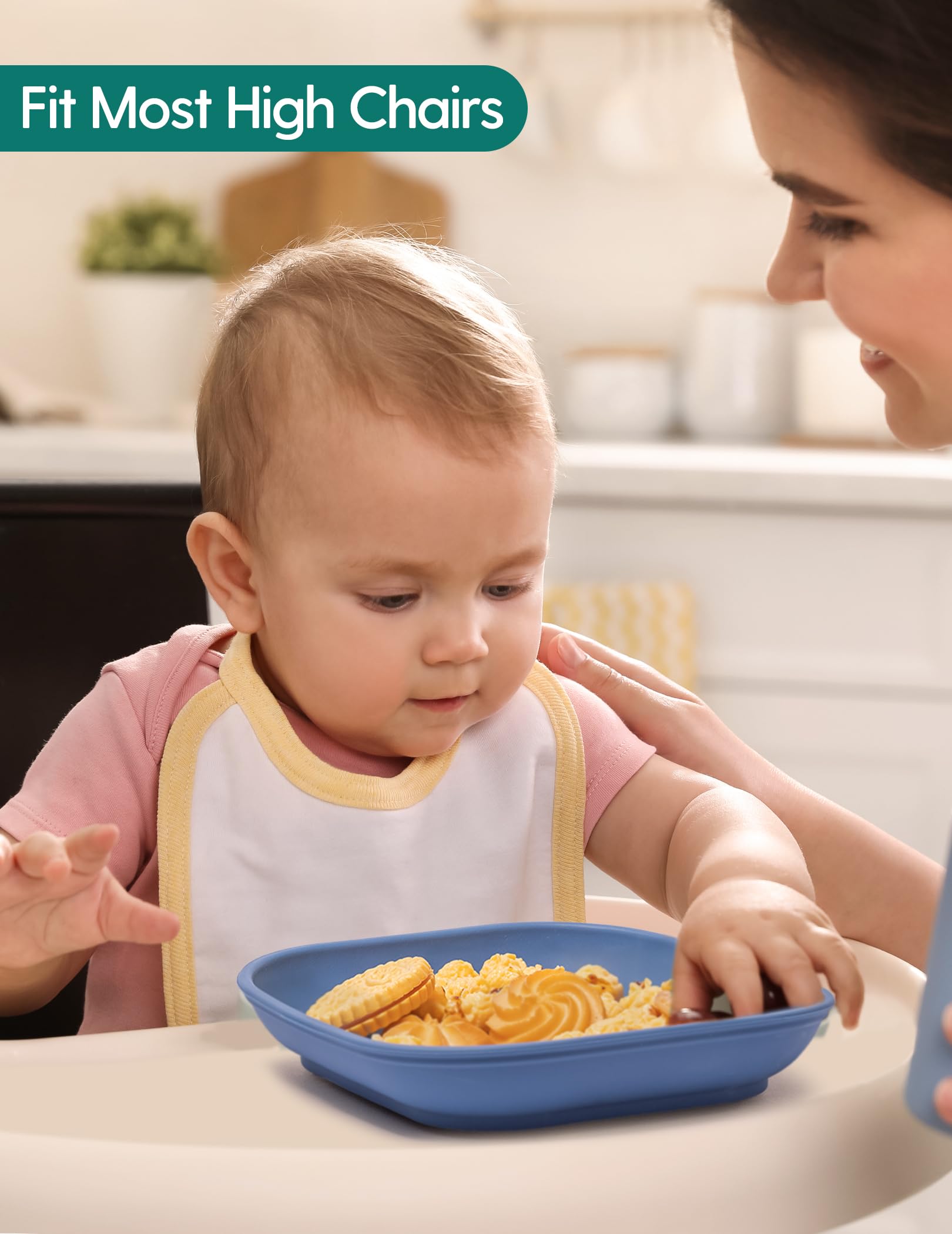 BABELIO durable soft silicone resists drops and bumps without shattering.