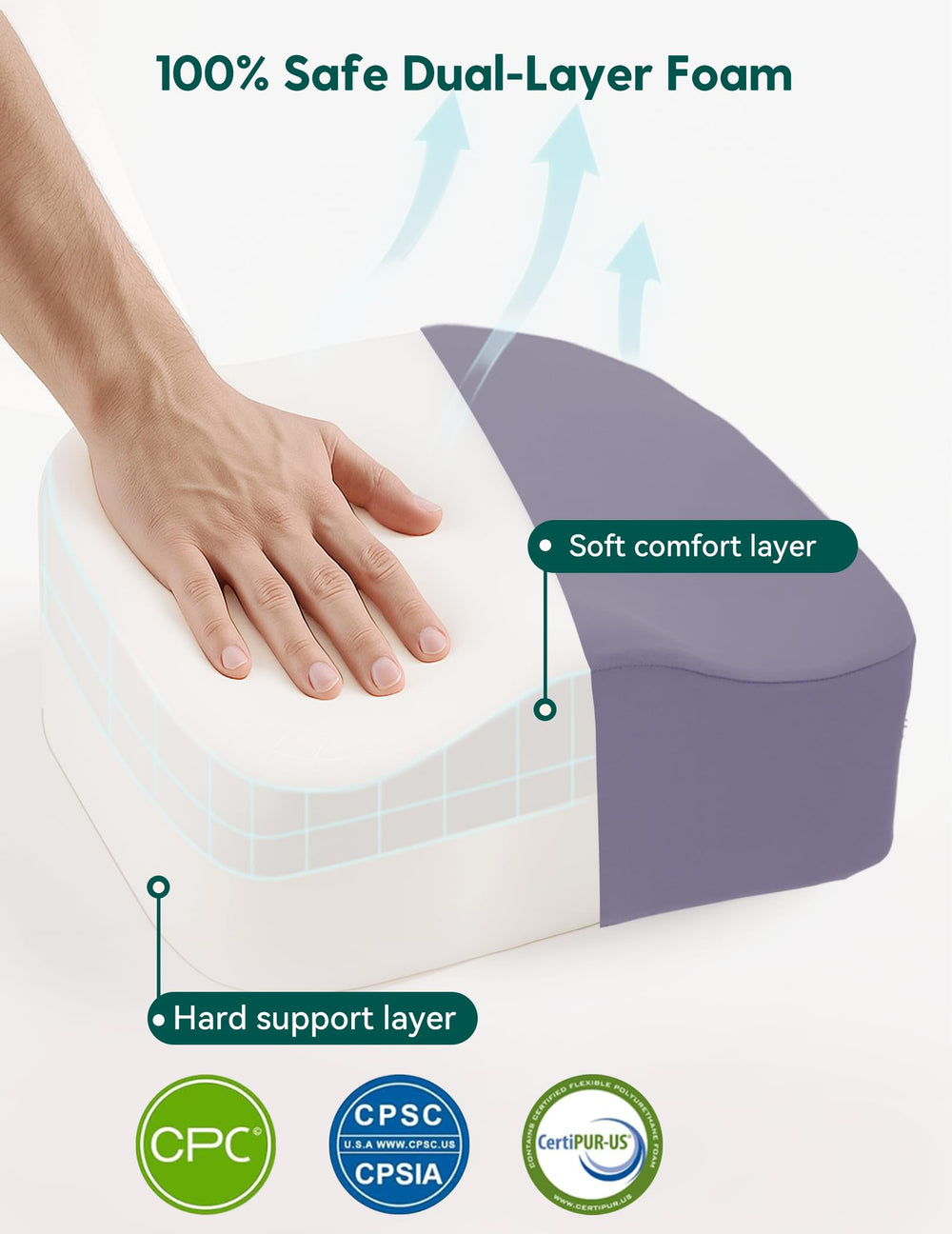 BABELIO adjustable-straps secure fit on most chairs for safer seating.