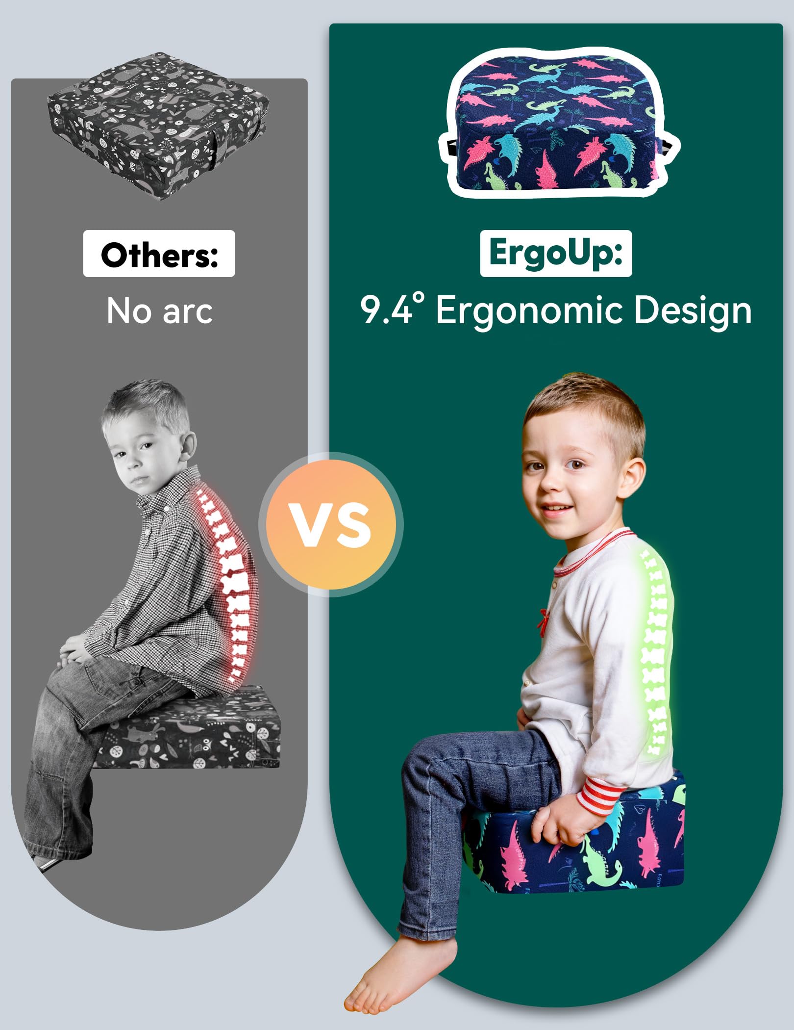 Babelio booster seat attached to chair promotes easy family meals for toddlers.