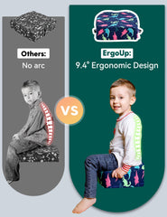 Babelio booster seat attached to chair promotes easy family meals for toddlers.
