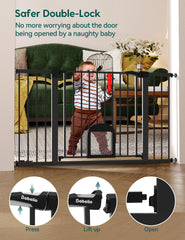 BABELIO extension-pieces widen openings for flexible room fits.