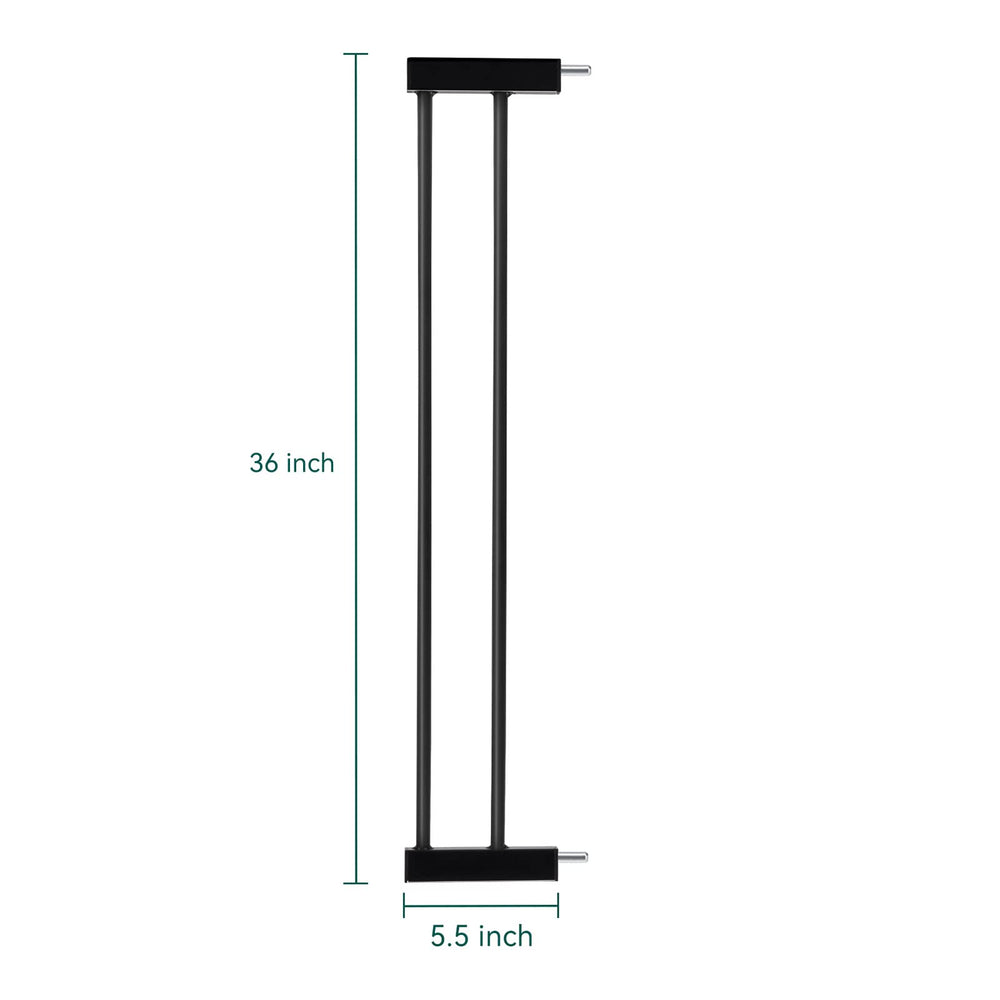 BABELIO gate extender doorway example demonstrates quick no-drill setup for wider openings