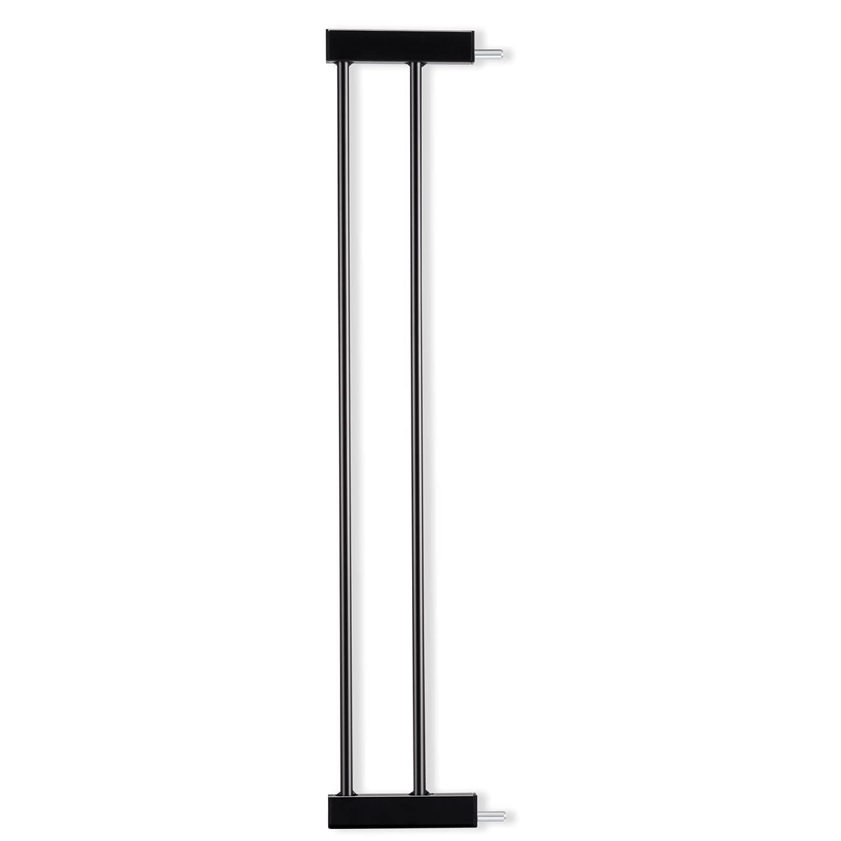 BABELIO gate extender side view shows easy width boost for stairs and doorway openings