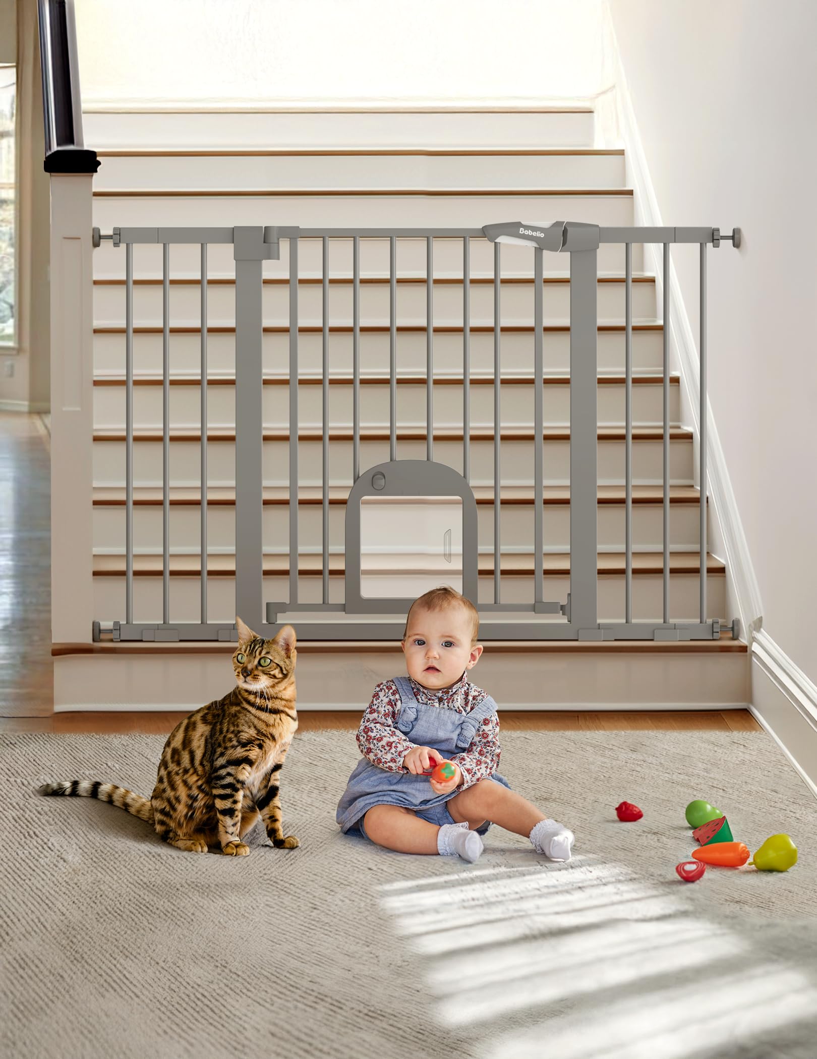 BABELIO gray finish blends with decor while staying durable.