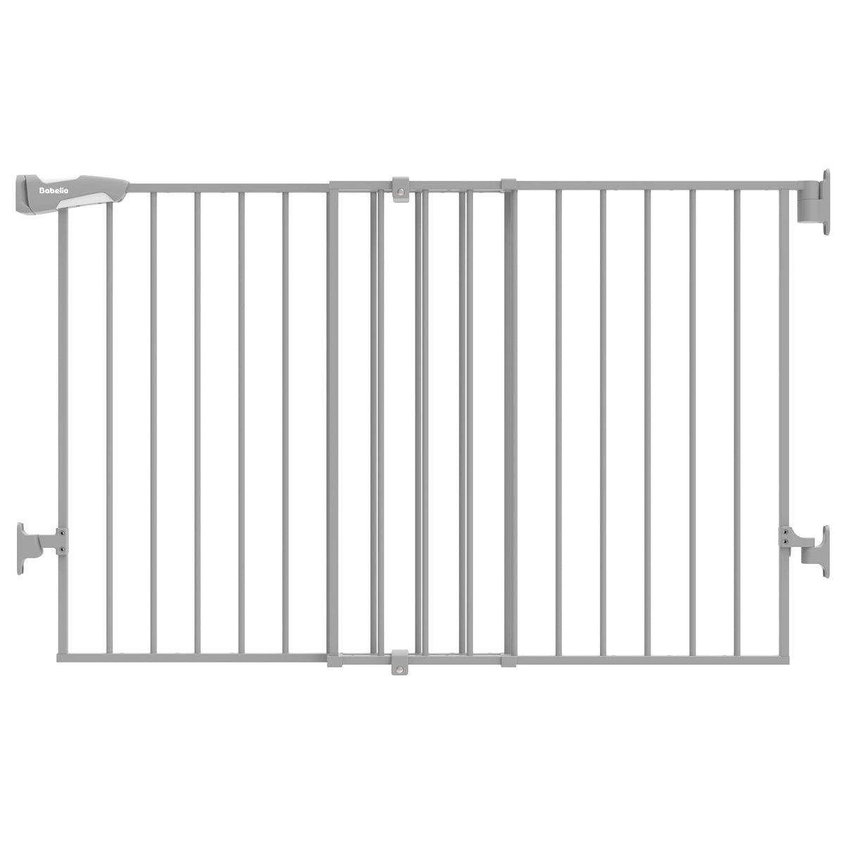 BABELIO gate wide-extended-width adjusts to fit stairs openings.
