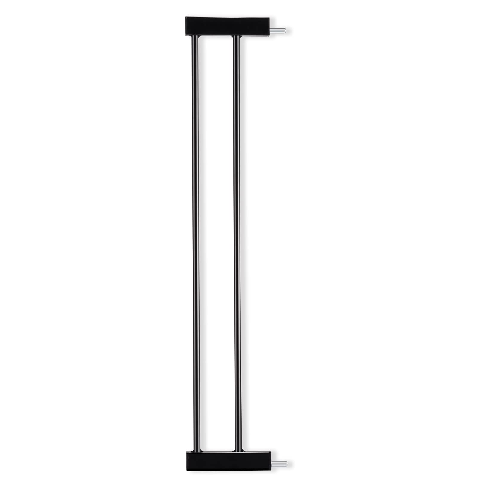 BABELIO metal baby gate extension 5.5-inch enables wider openings for safe doorways.
