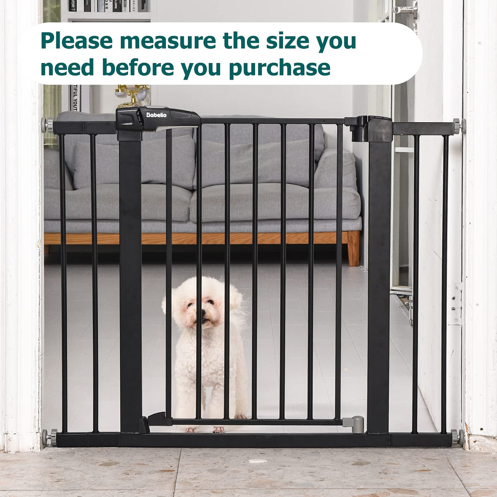 BABELIO metal gate front angle emphasizes compact design and durable finish