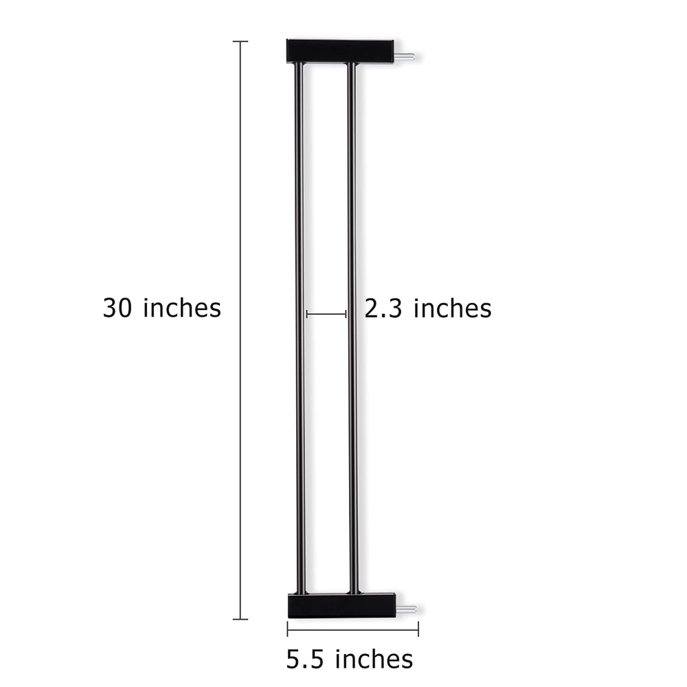BABELIO metal baby gate for stairs and doorways helps secure high-traffic areas safely.