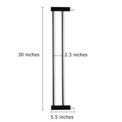 BABELIO metal baby gate for stairs and doorways helps secure high-traffic areas safely.