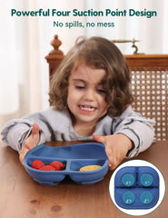 BABELIO plate ready for microwave, dishwasher, and oven use for convenience.