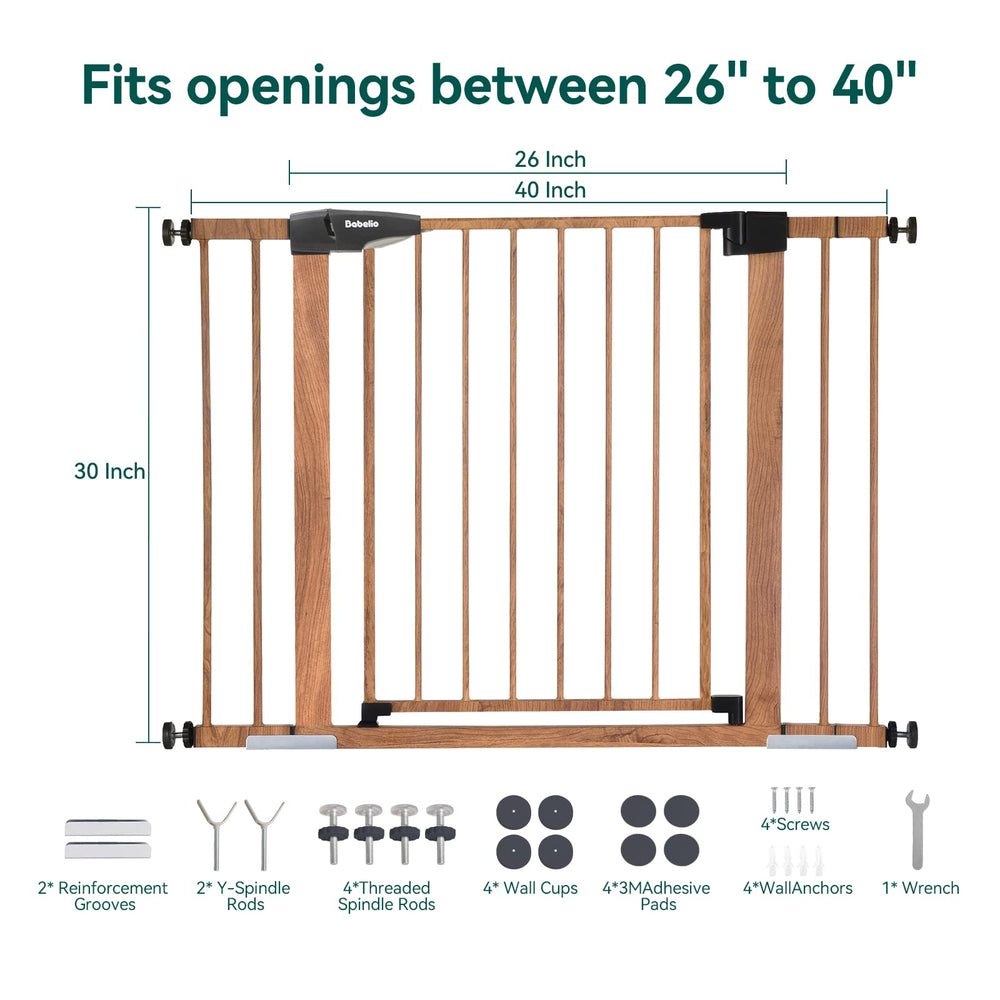 BABELIO MomGate stair-landing setup as a safe barrier at stairs