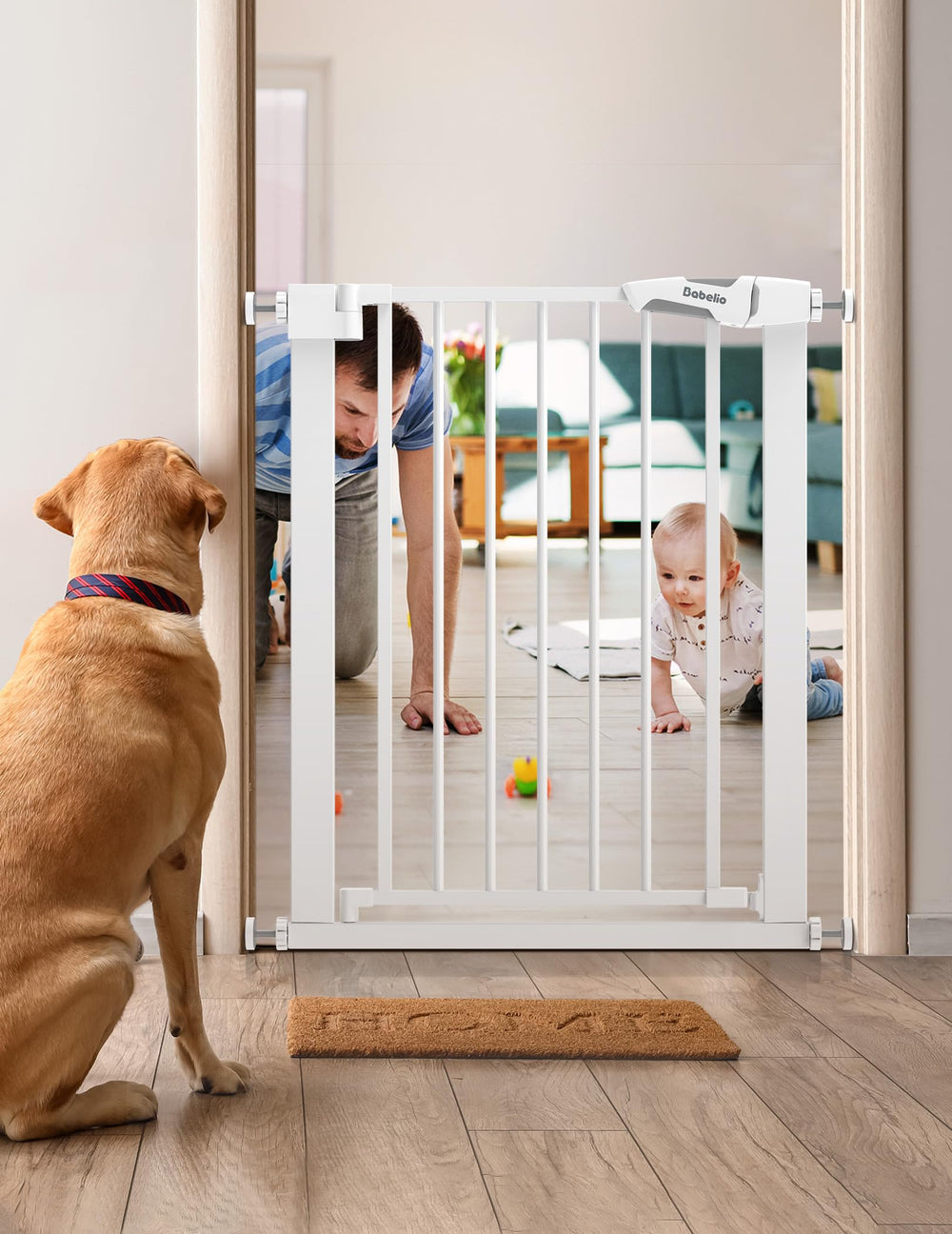 BABELIO narrow gate metal structure highlights durable design