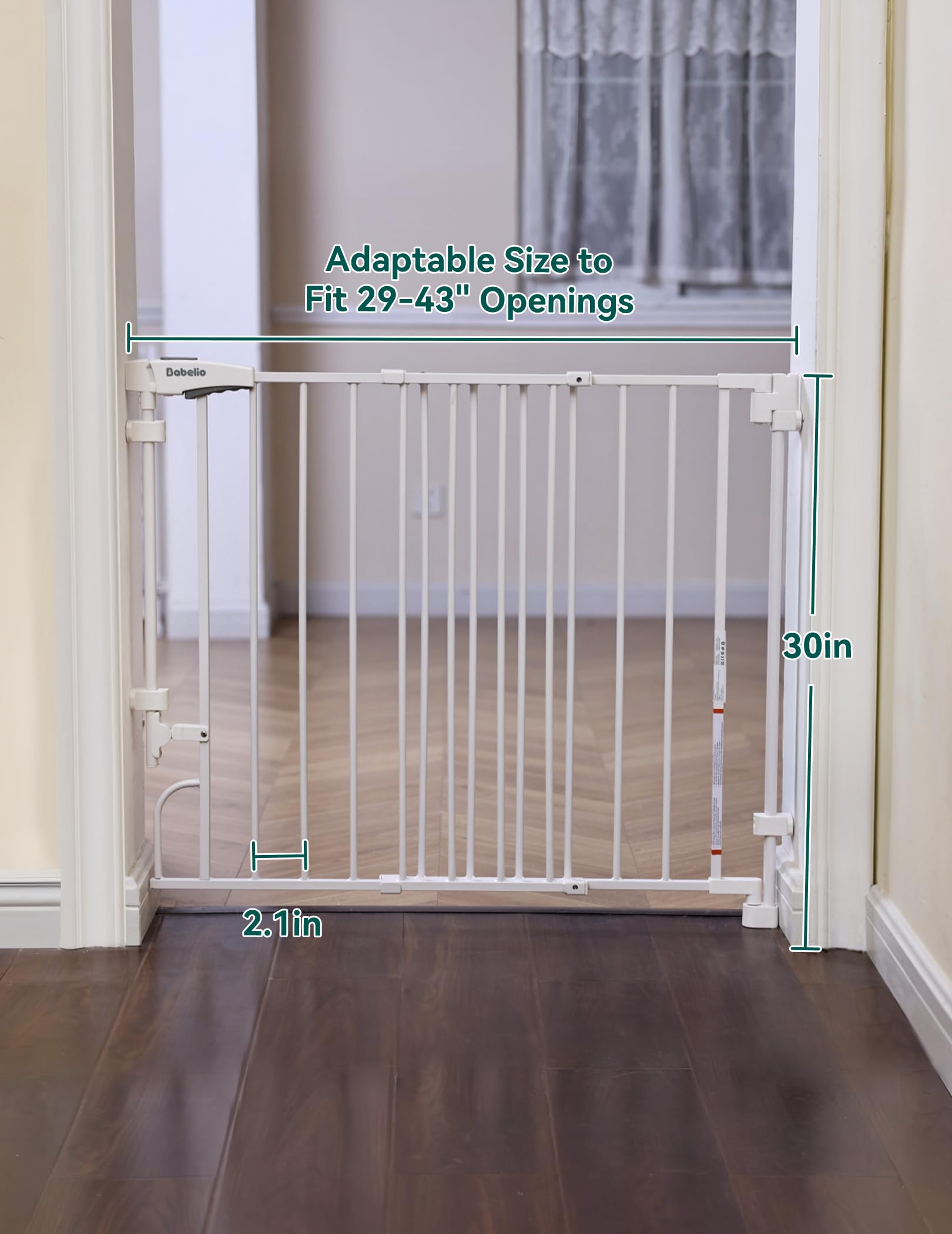 Babelio plastic pads fitting skirting provide flush, stable installation