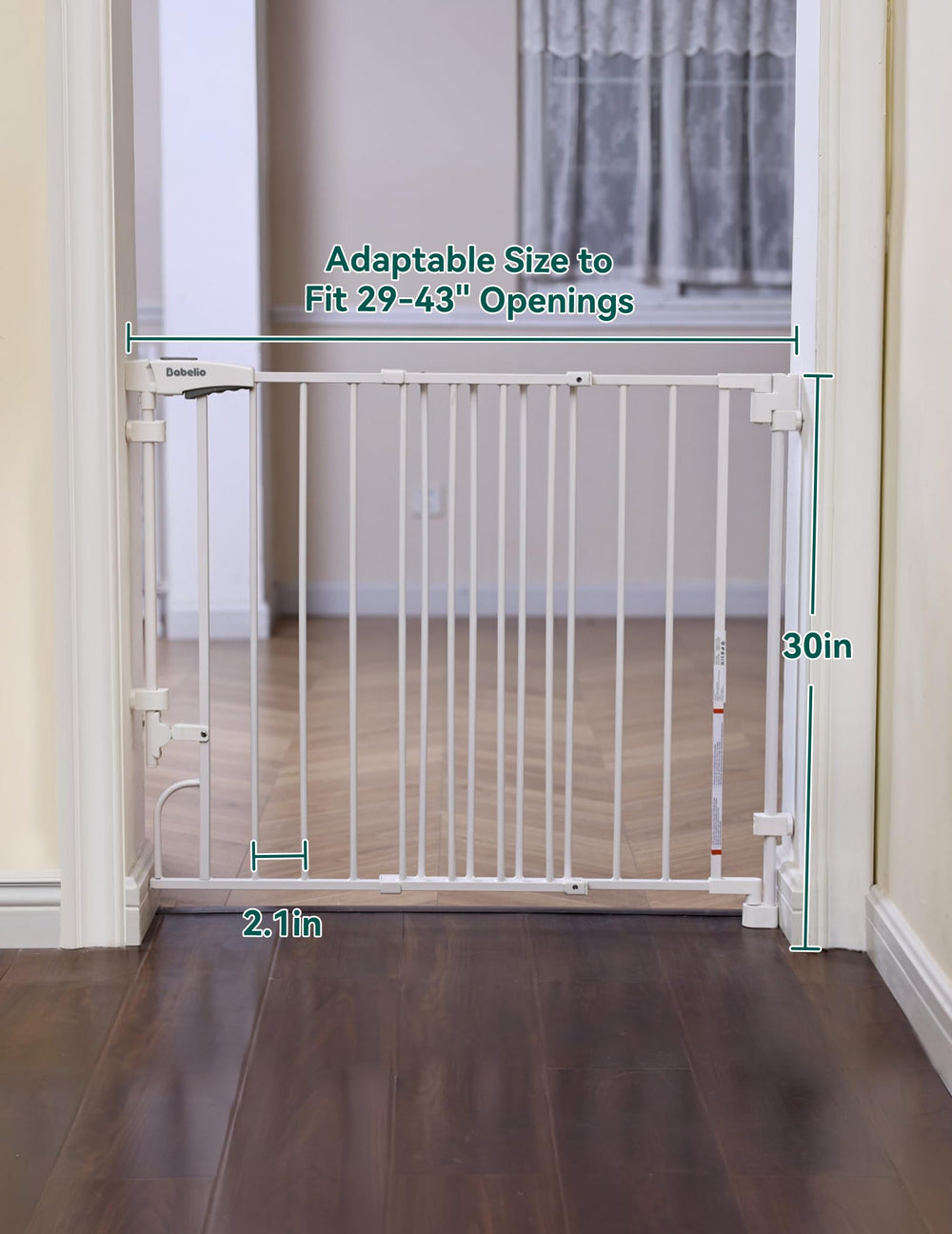 Babelio plastic pads fitting skirting provide flush, stable installation
