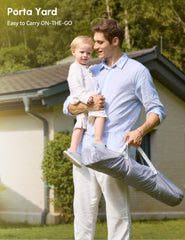 Babelio Playpen Indoor Outdoor Use shows versatile space for any setting.