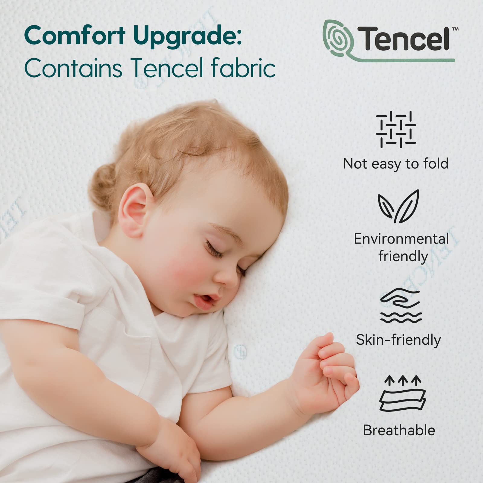 BABELIO dual-sided design mattress surface ready for growth