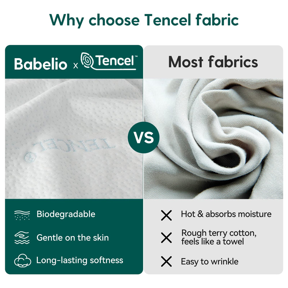 BABELIO removable cover demonstrates easy zipper removal for washing