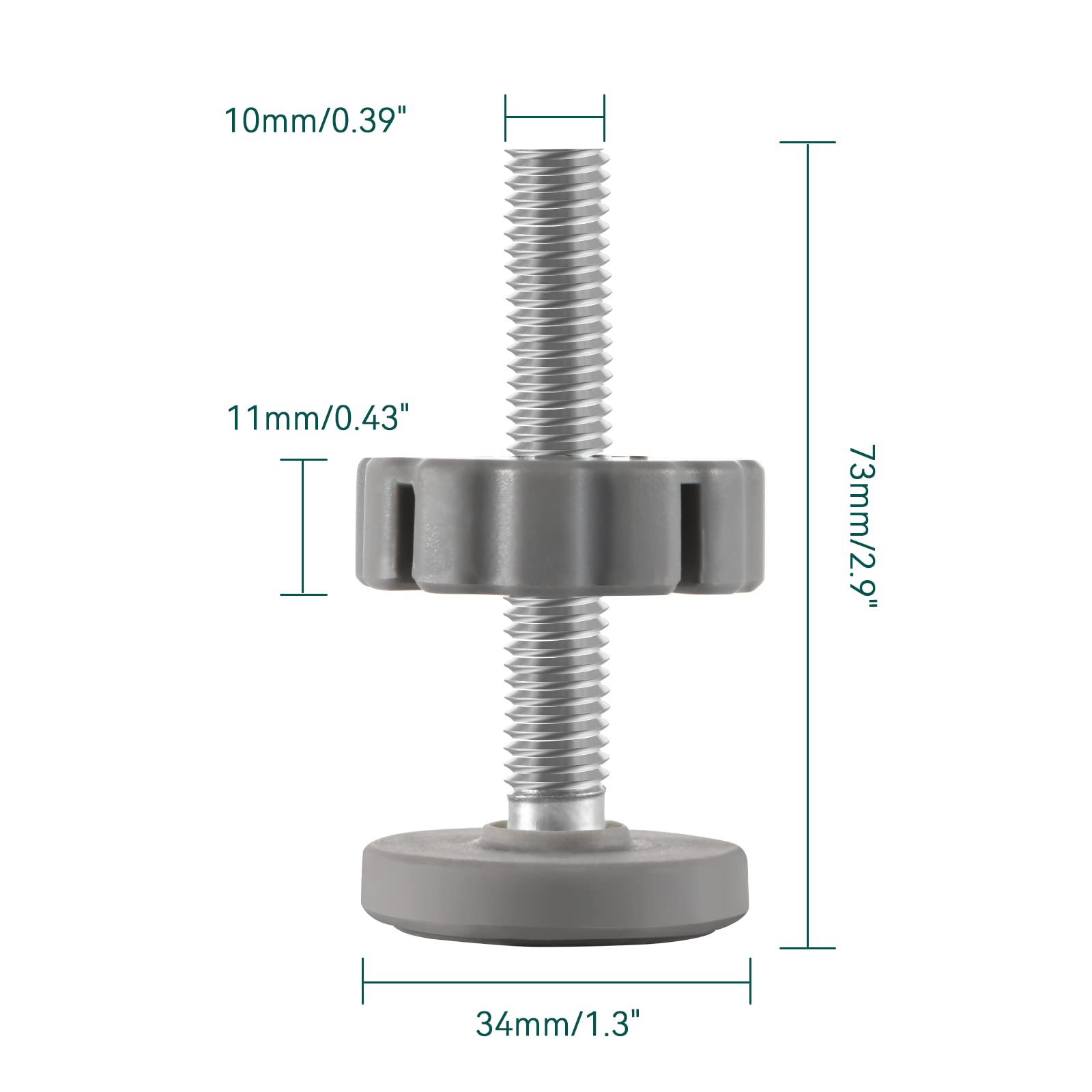 BABELIO pressure gates accessory screws shown for secure mounting and alignment