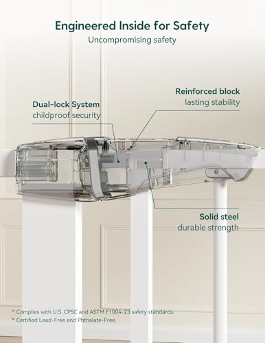 BABELIO pressure-mount installation with no tools for quick safety setup