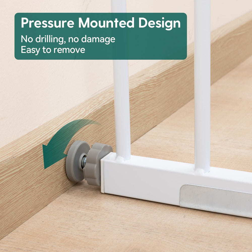 BABELIO safety gate stair/doorway fit for versatile placement.