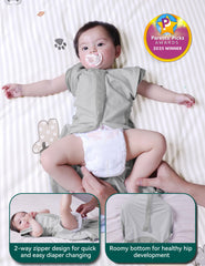BABELIO fabric is soft and moisture-wicking for sensitive baby skin