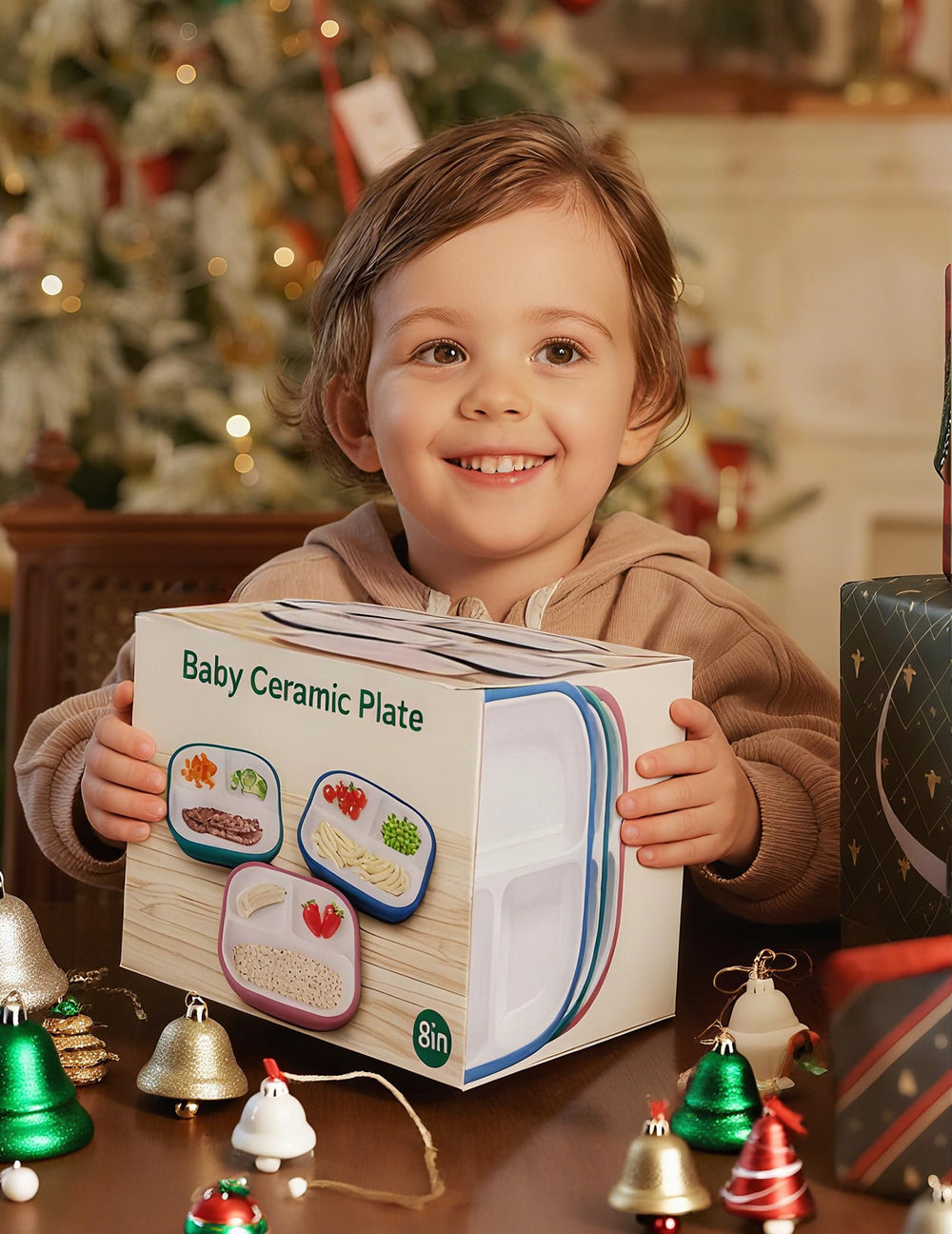 BABELIO stay-put plate helps keep meals neat on tables and trays.