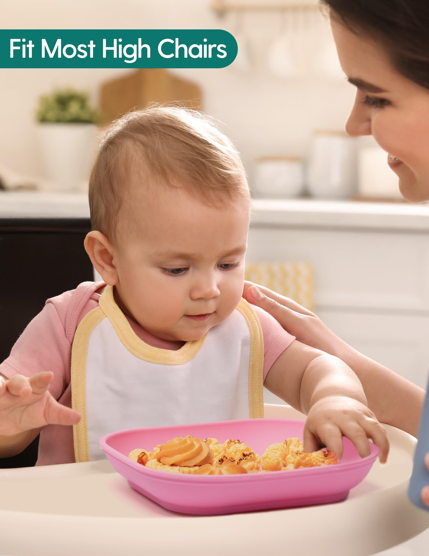 BABELIO microwave- and oven-safe plate transitions from fridge to hot meals safely