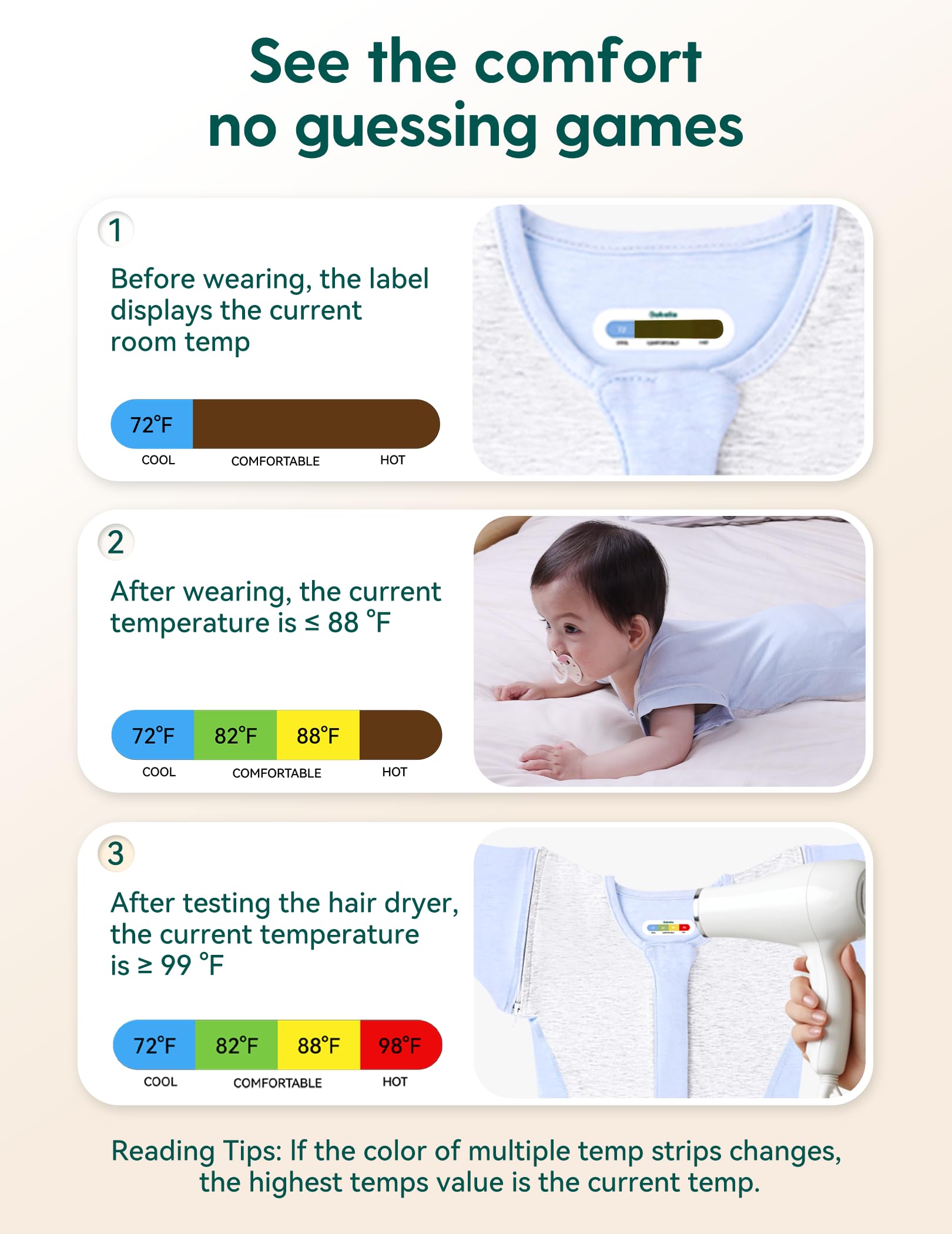 BABELIO two-way zipper swaddle enables quick diaper access without waking baby
