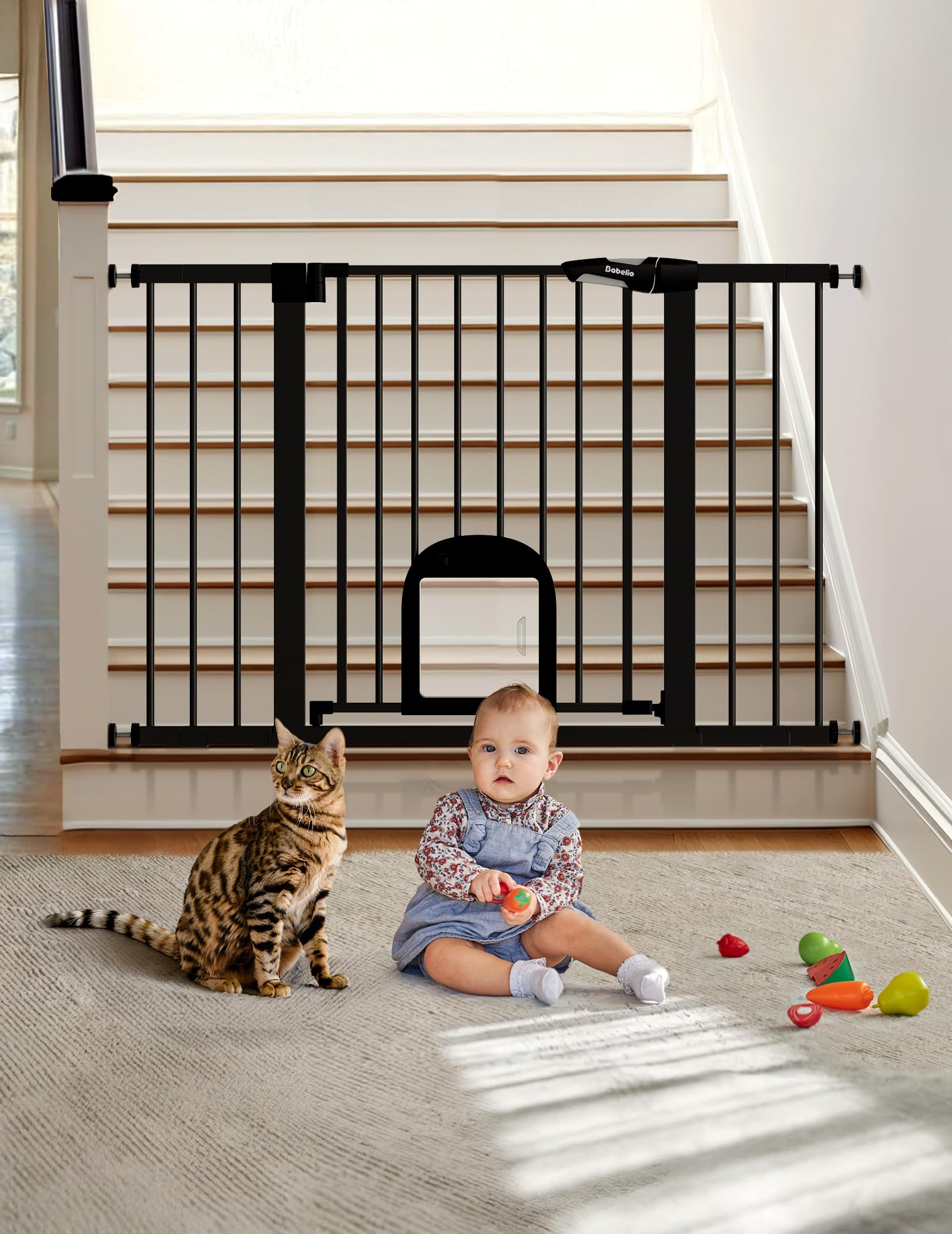 BABELIO black finish complements modern homes and blends with decor.