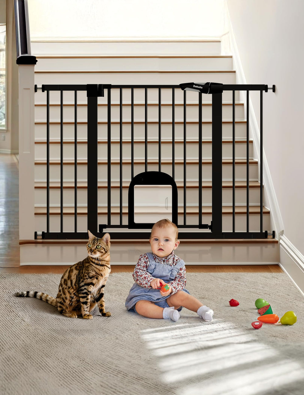 BABELIO black finish complements modern homes and blends with decor.
