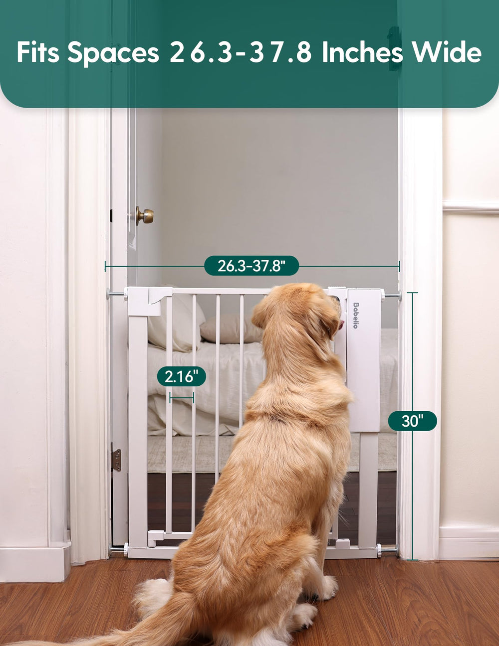 BABELIO walk-through door design captures seamless passage with hands full.