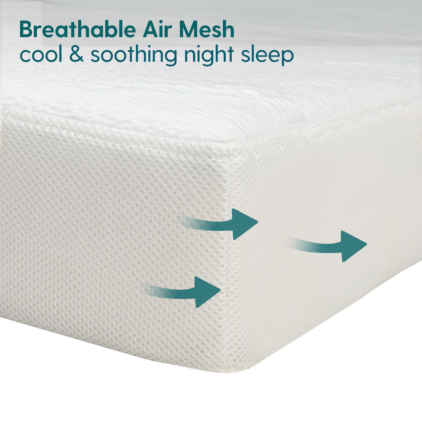 BABELIO waterproof-lining protects the core from spills while cleaning remains simple.