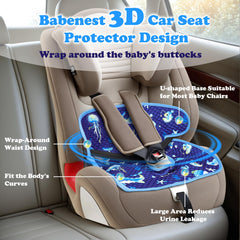 Babenest universal fit guards curved car seats and strollers while staying in place.