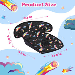 Babenest Meteor-Black soft breathable surface comforts sensitive skin.
