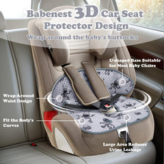 Babenest robot-grey waterproof layer highlights leak protection for mess-free rides
