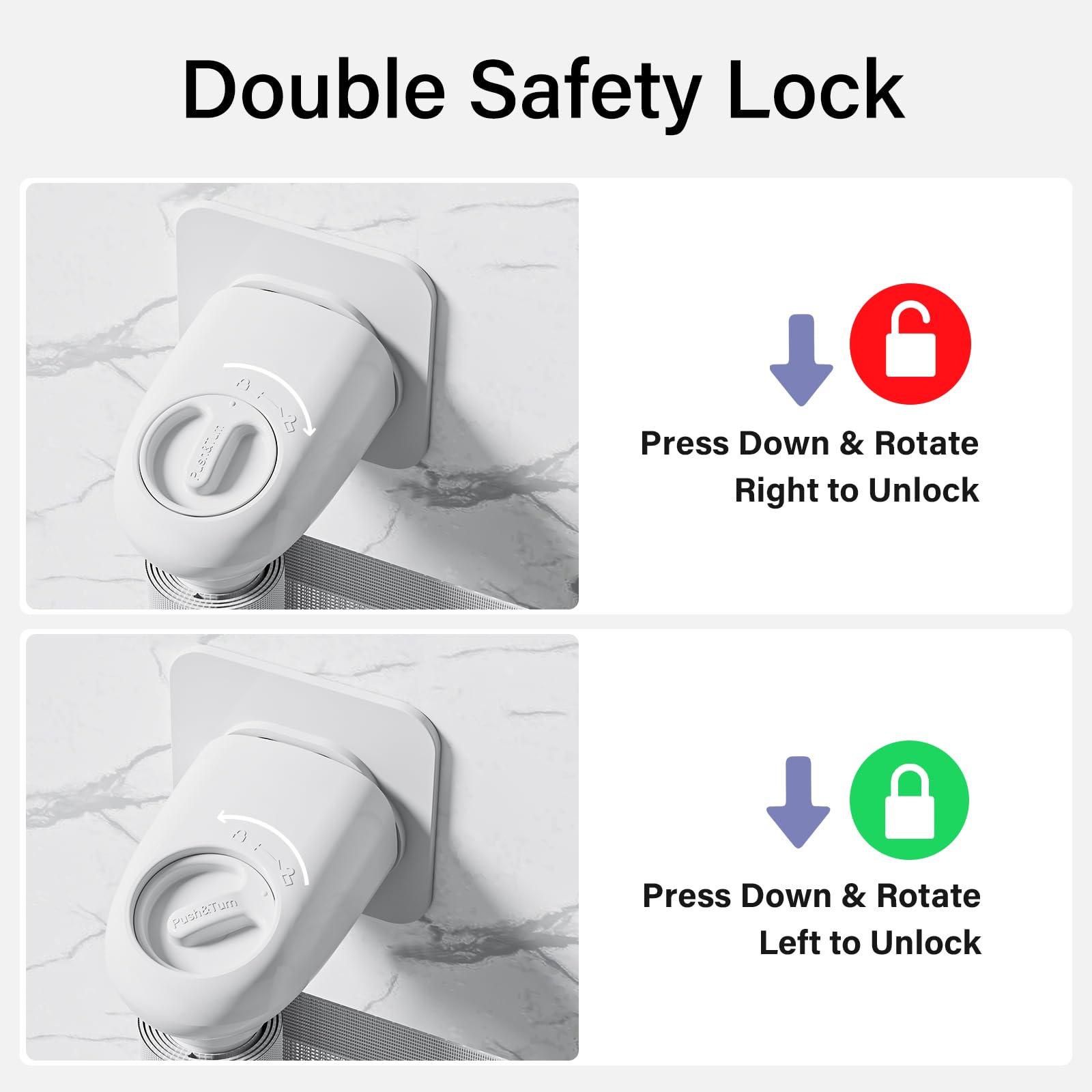 Babepai double-lock mechanism ensuring reliable childproofing
