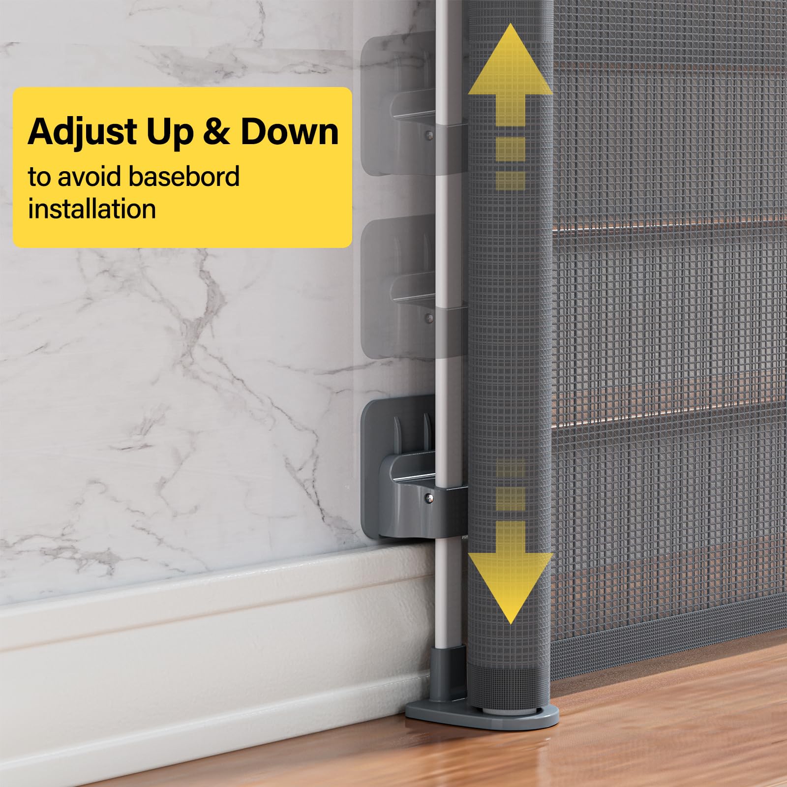 Babepai doorway use shows versatile pet and child gate