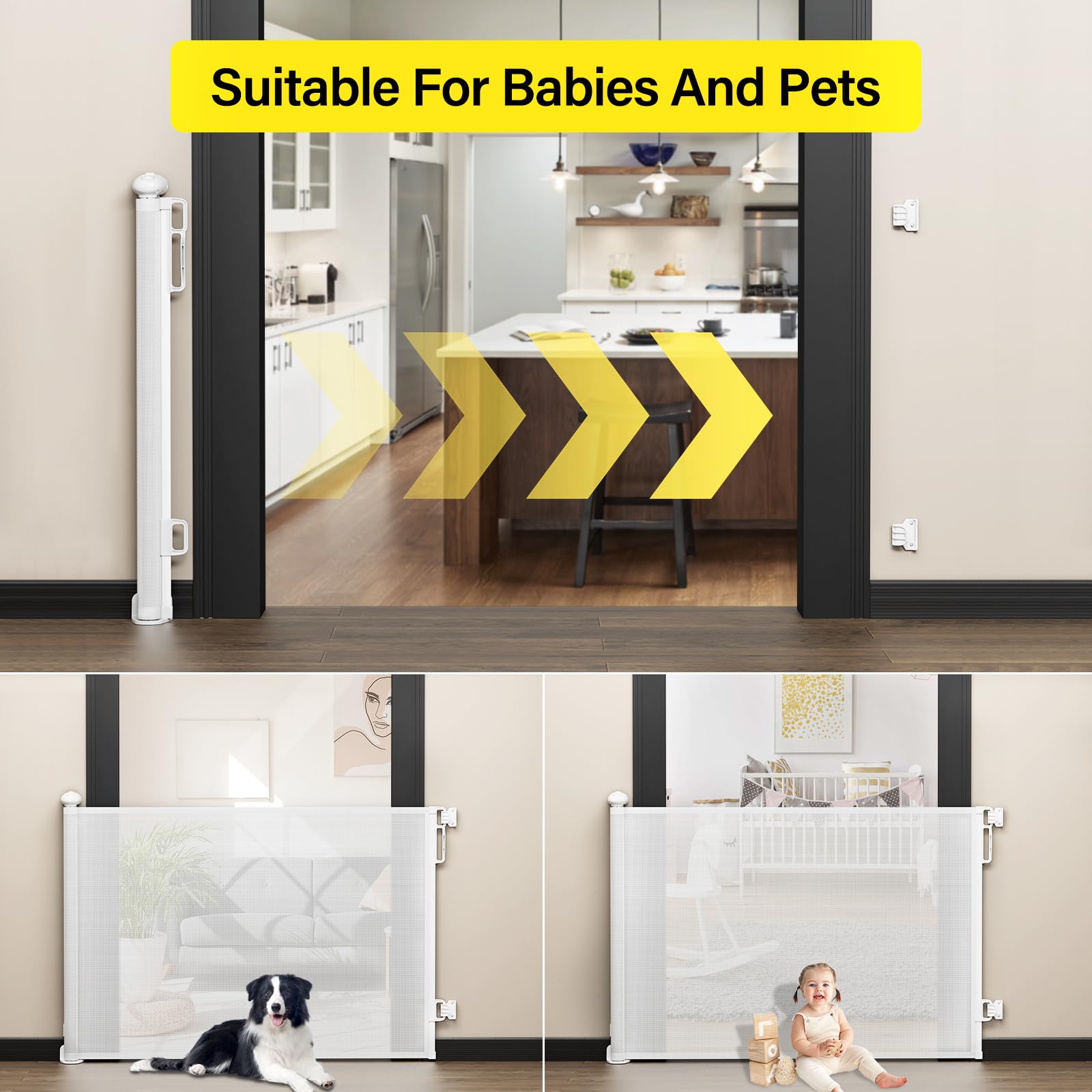 Babepai product packaging highlights easy installation for quick setup