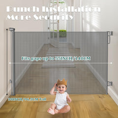 Babepai gate designed for indoor-outdoor use on porches and decks.