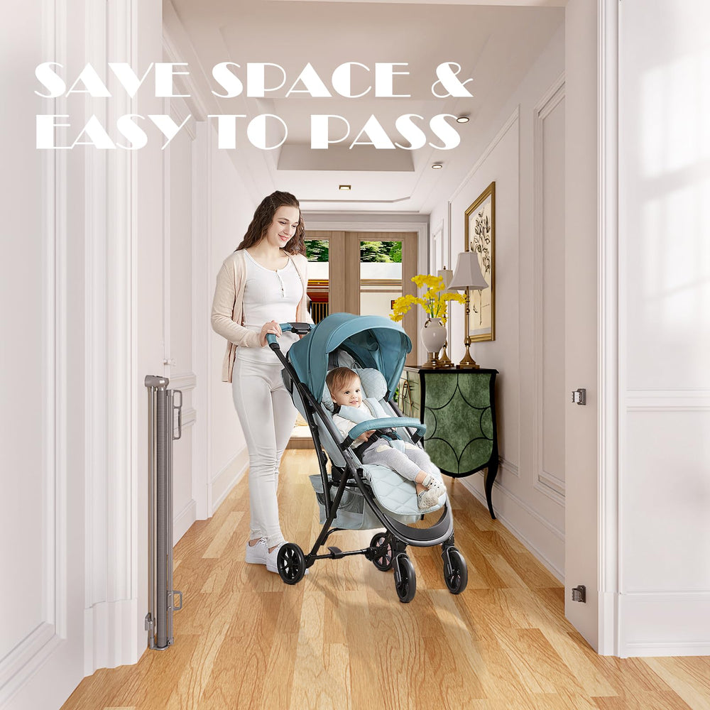 Babepai no-bottom-rail design minimizes tripping hazards.