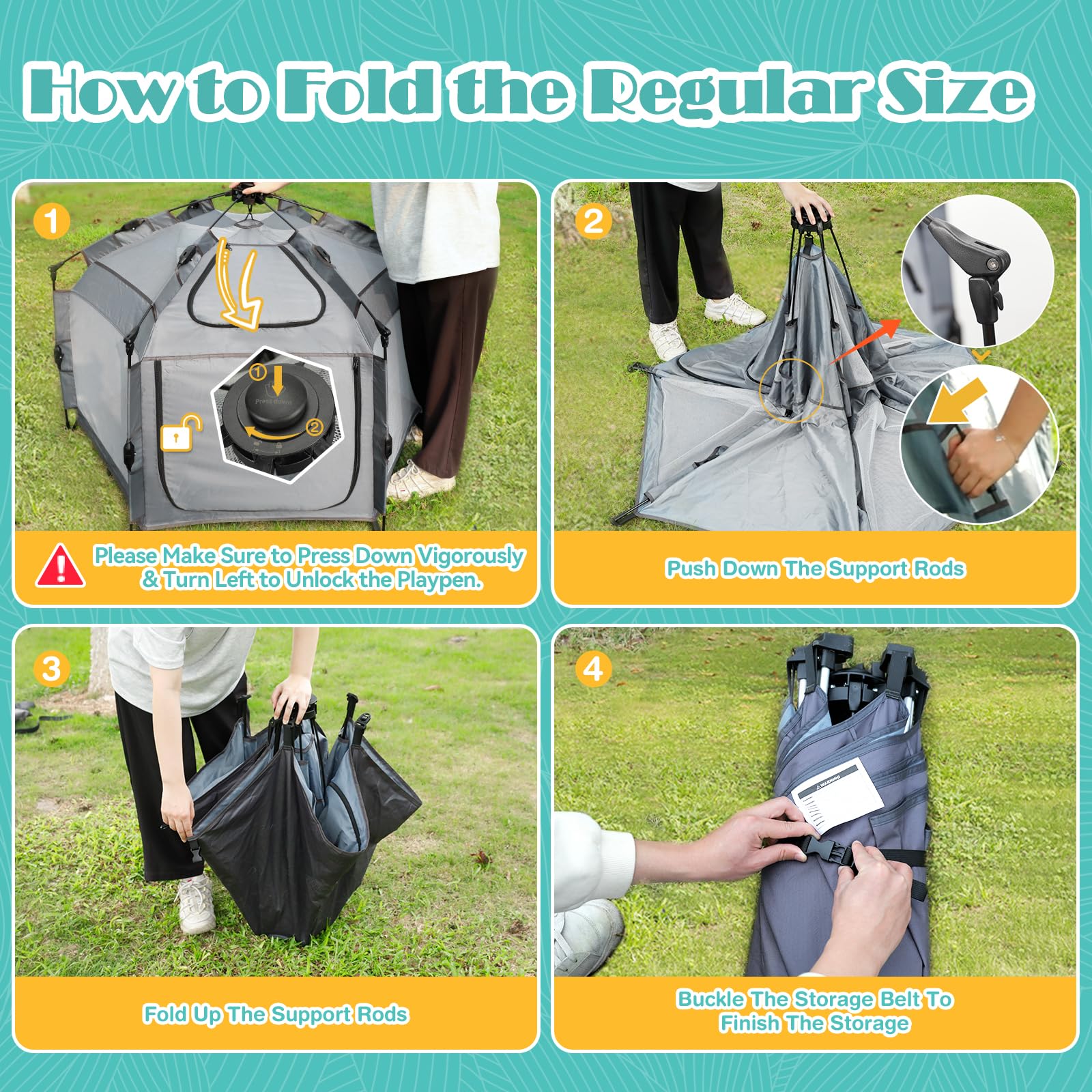 Babepai pop up playpen beach use demonstrates outdoor play area