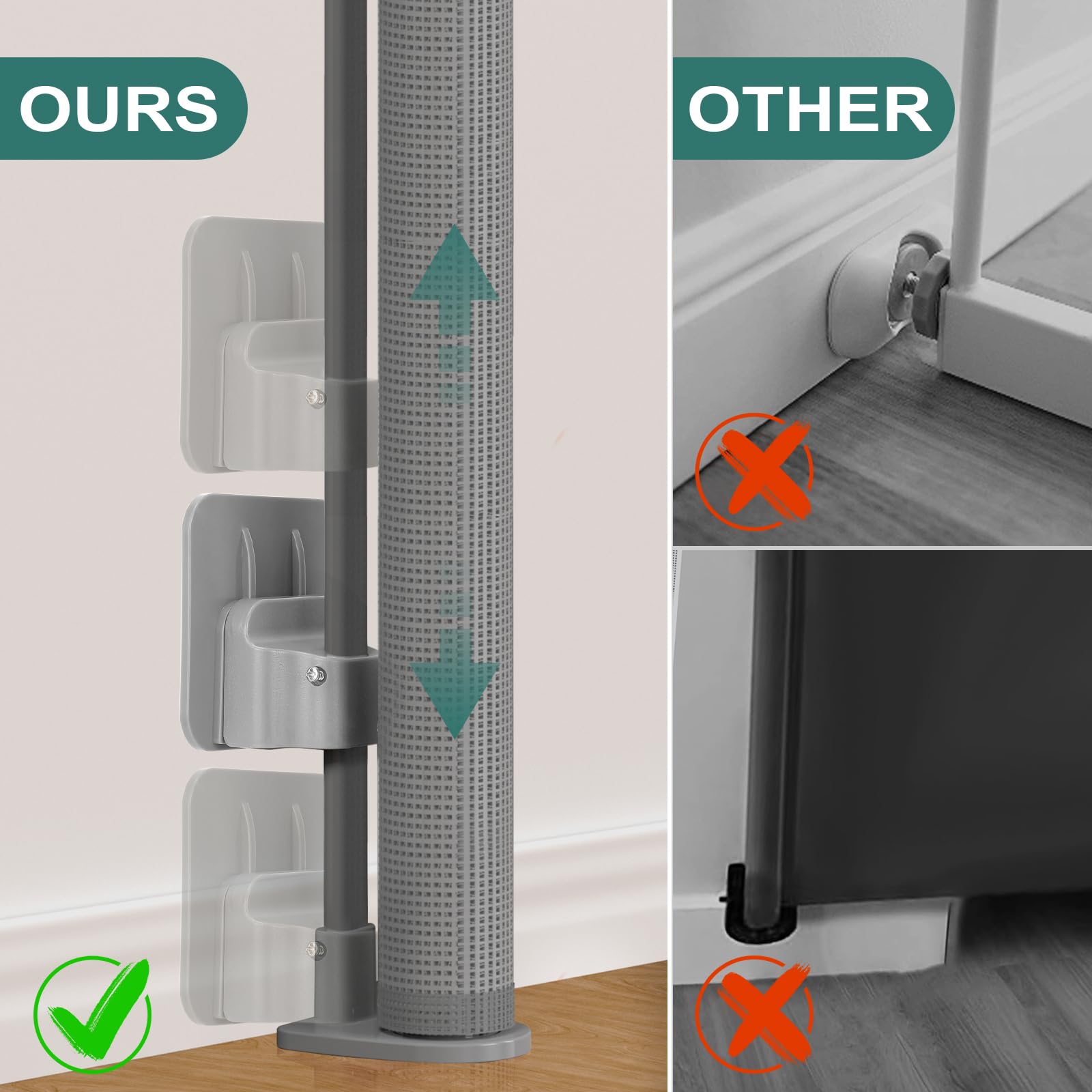 Babepai retractable gate gift-pack ideal for baby-proofing households.