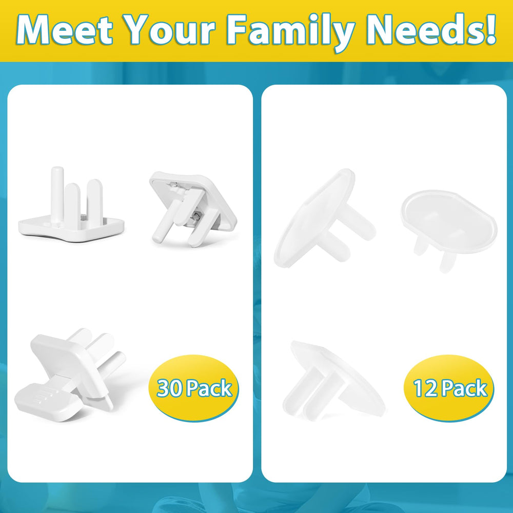 Babepai safety outlet covers make rooms safer and clutter-free