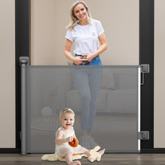 Babepai stairs gate demonstrates no-drill install for quick safety