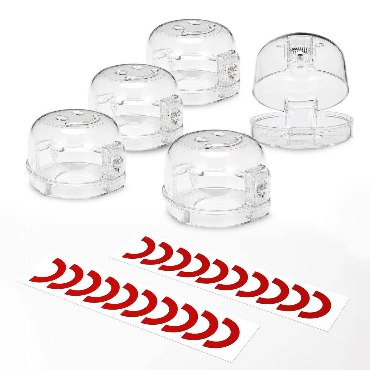Babepai stove knob covers 5-pack fit modern knobs for child safety during cooking