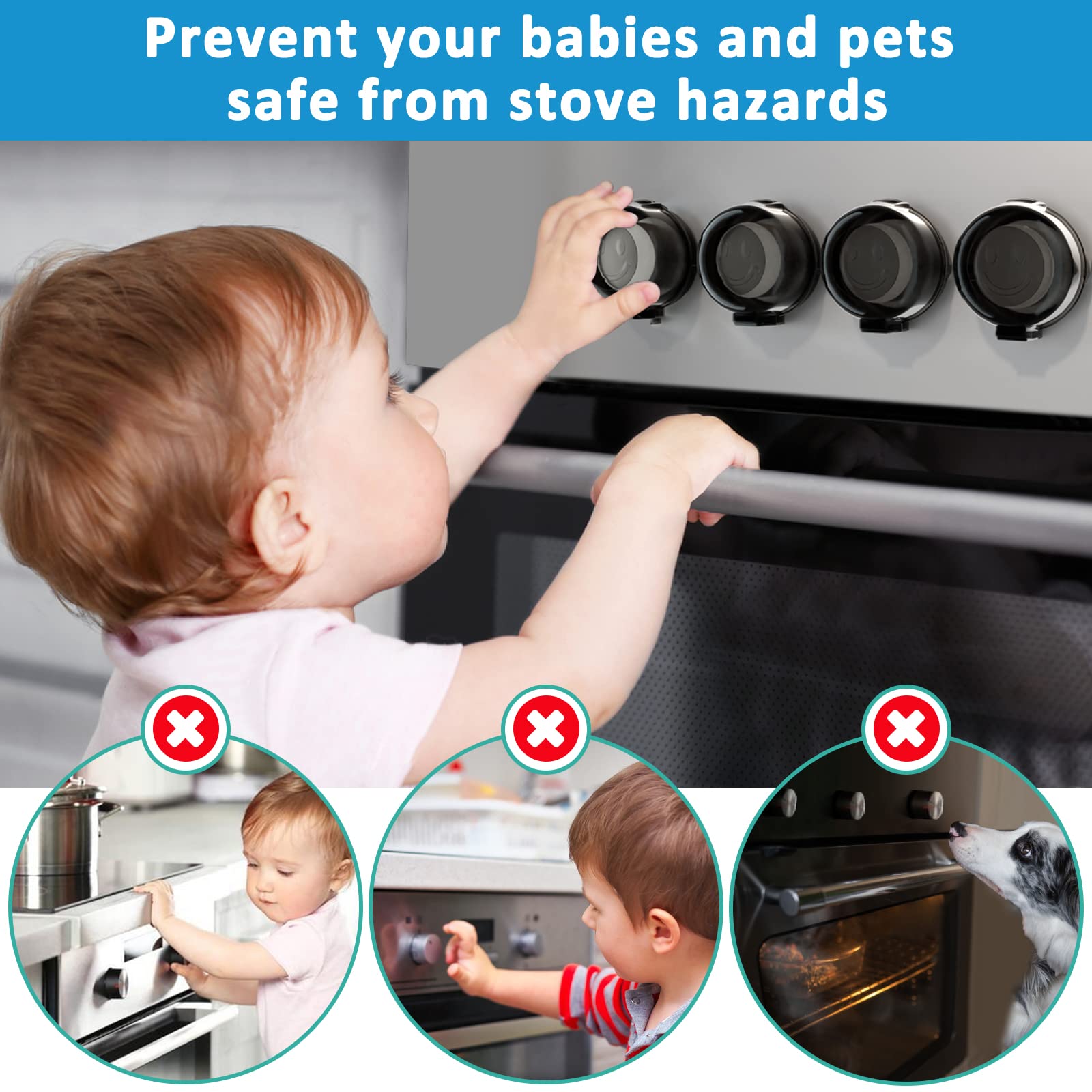 Babepai clear-design image blends with any kitchen decor.