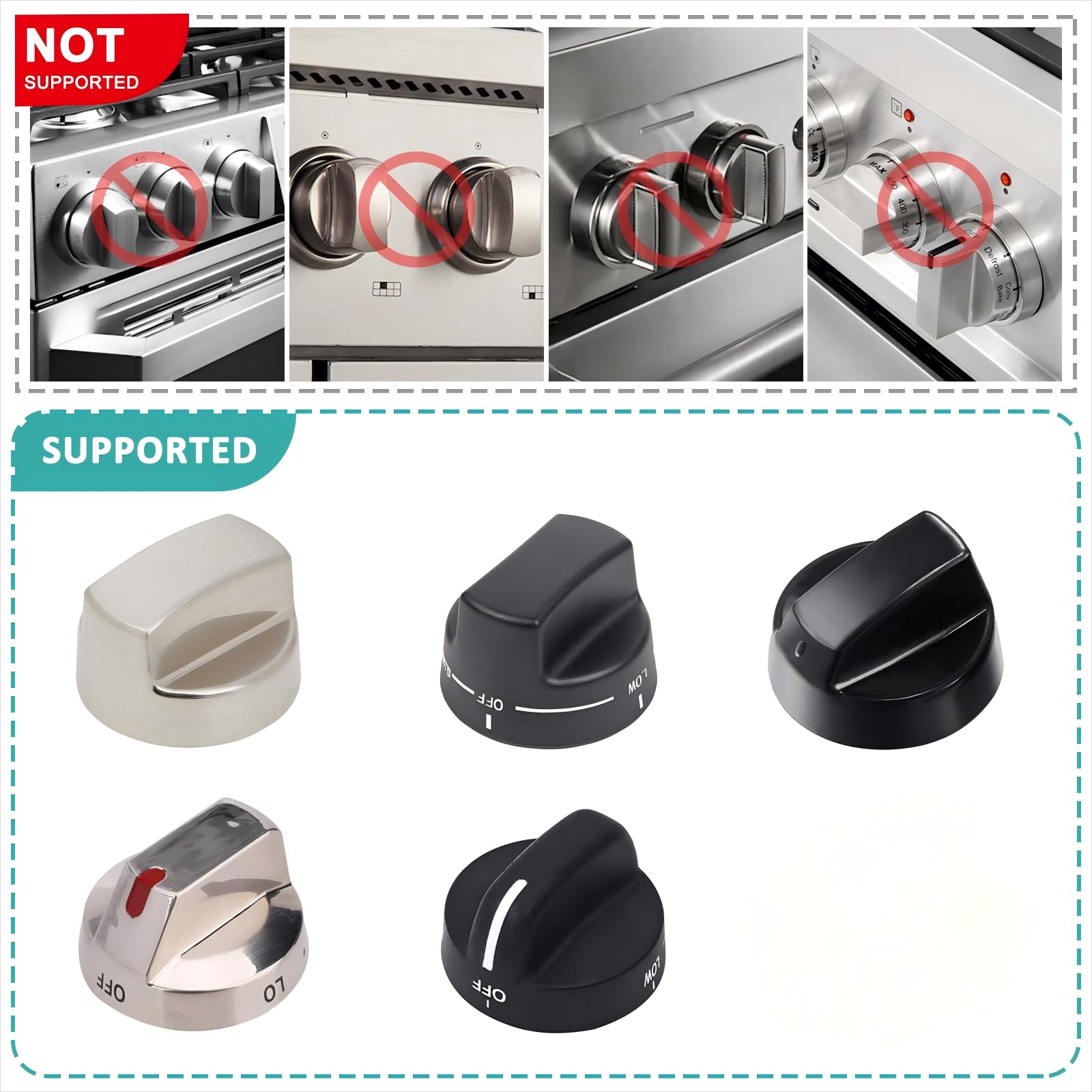Babepai durable knob covers with strong adhesive for secure, tool-free installation