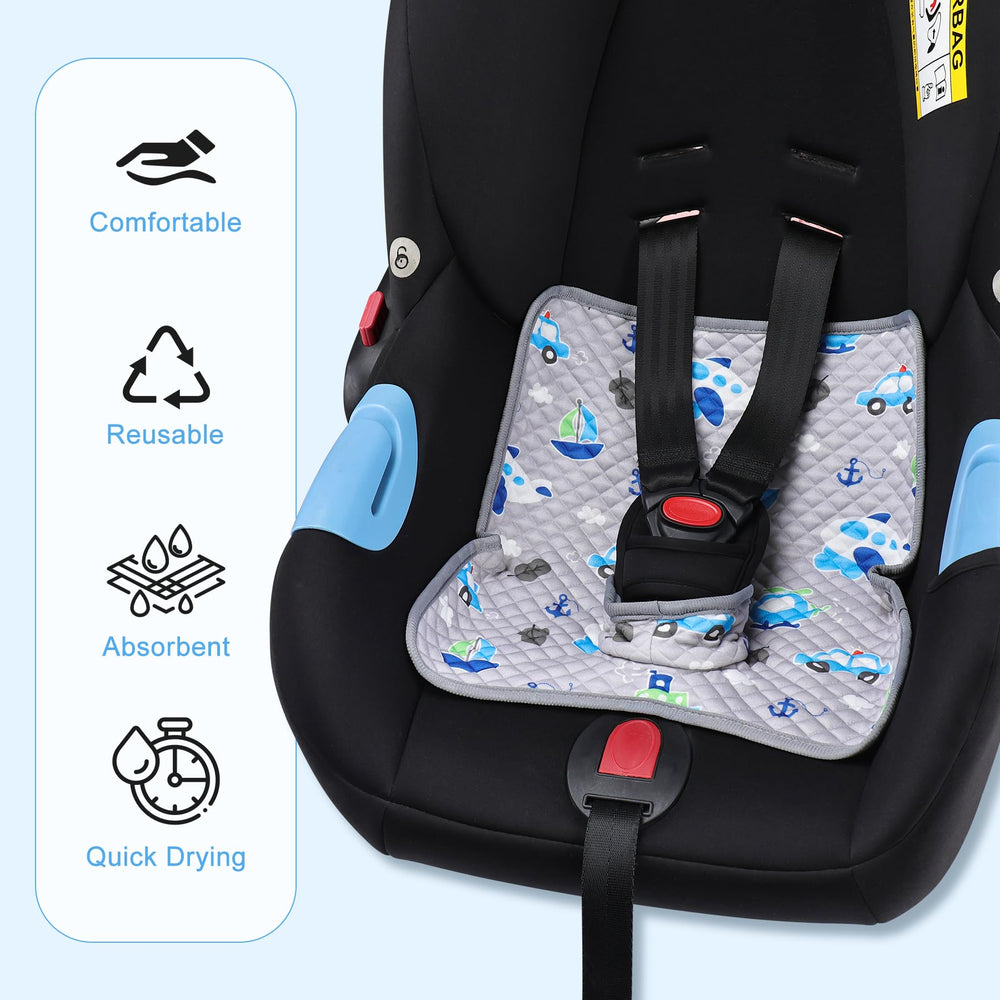 Babepets anti-slip backing keeps the protector in place for active toddlers